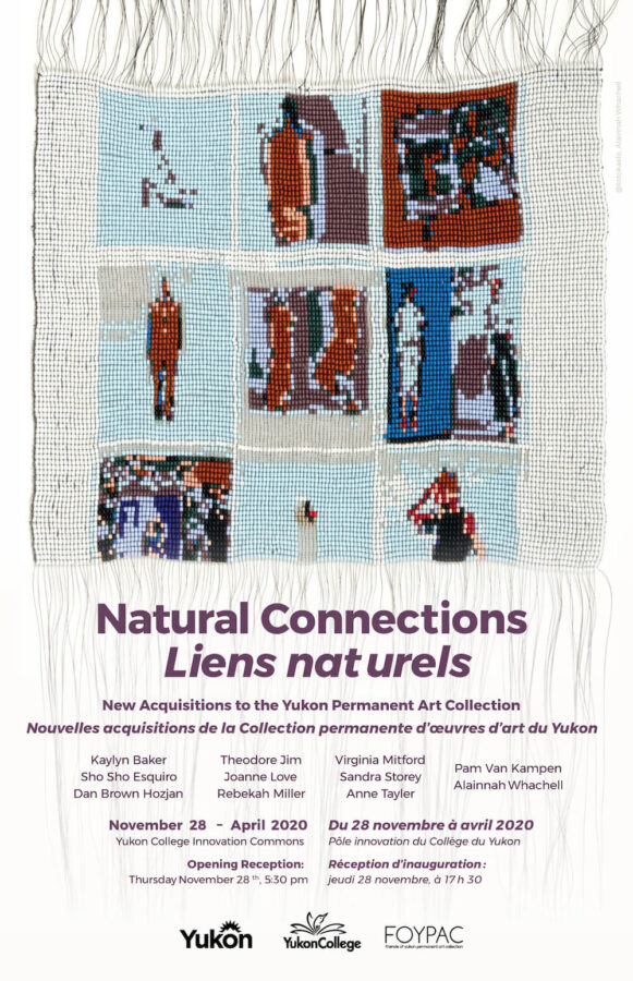 Yukon Permanent Art Collection 2019 Exhibition Poster of Yukon artists